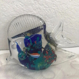 Fish Art Glass Sculpture Figurine